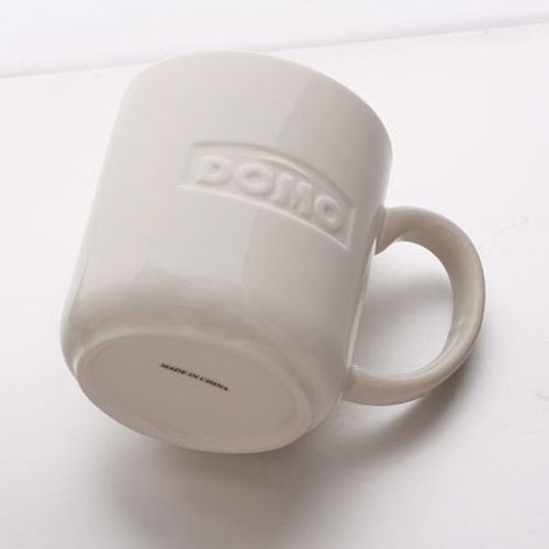 300ml embossed logo mug