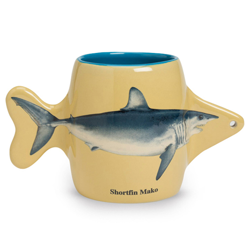 400ml fish mug with Shortfin Mako design