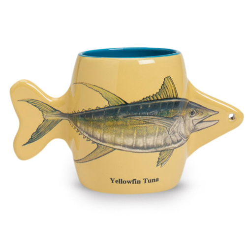 400ml fish mug with Yellowfin Tuna desig