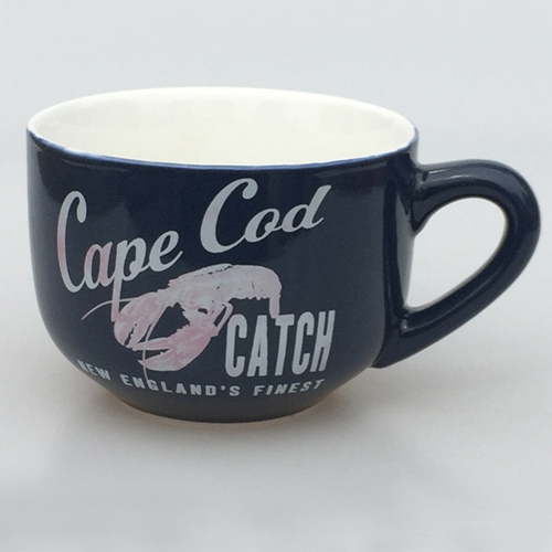 650ml blue soup mug